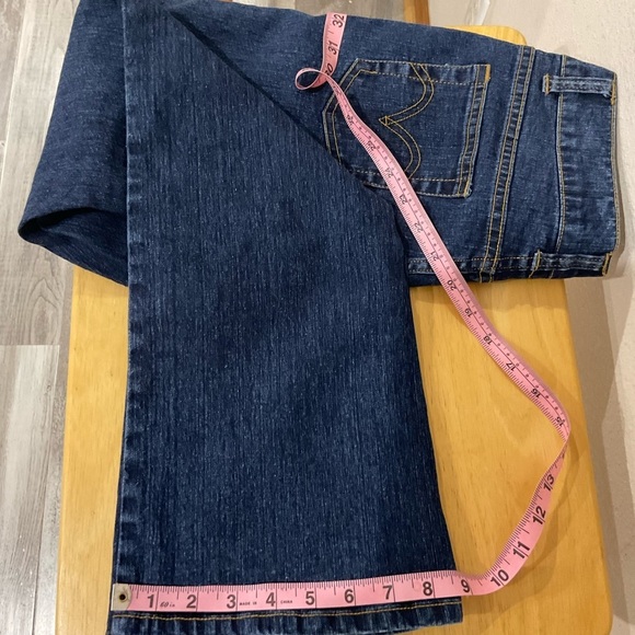 LEVI’S Girls Hip Flare Regular Jeans Dark Wash Stretch Denim Size 16R (Gir… - Picture 7 of 10